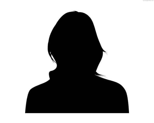 Silhouette of a woman