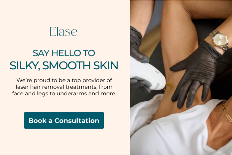 Laser hair removal treatments. Book a consultation!