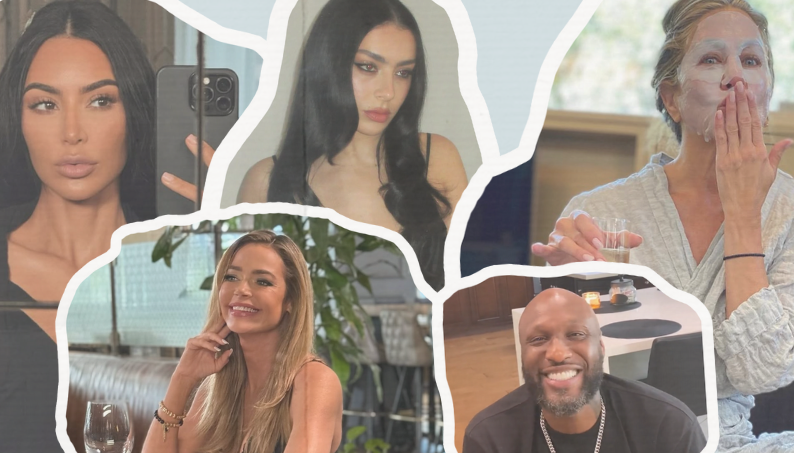 Group of celebrities including Kim Kardashian and Denise Richards