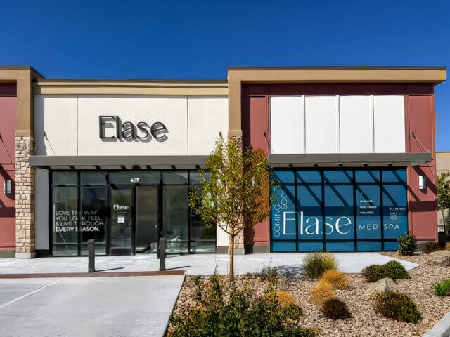 Short & Direct: Exterior view of the future Elase Med Spa location in Spanish Fork, coming soon.